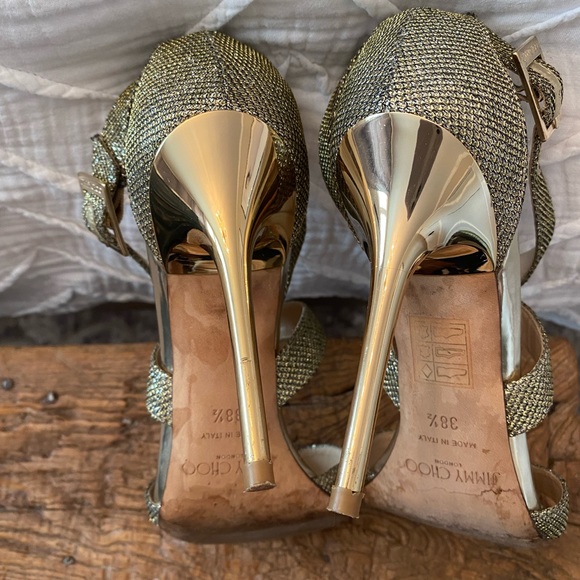 Jimmy Choo Strapped heels - size 38 1/2 - Picture 6 of 7